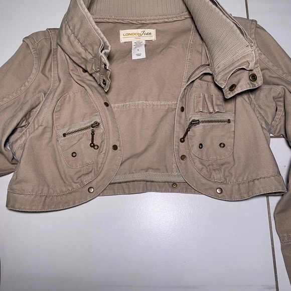 LONDONJEAN Beige Chino Jacket - Picture 14 of 16